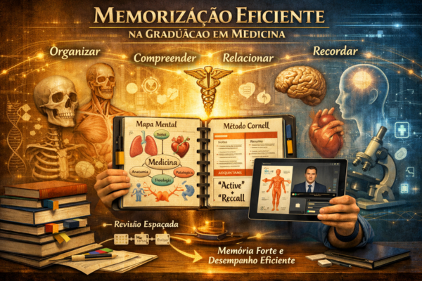 Descubra como o Caderno Inteligente pode transformar seus estudos em Medicina com organização, mapas mentais, método Cornell e revisão espaçada. Aprenda técnicas eficazes para melhorar a memorização, otimizar o aprendizado e aumentar o desempenho acadêmico na graduação e em provas.