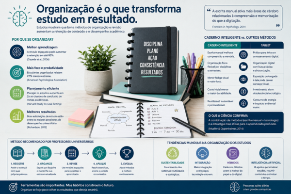 Os 10 Melhores Cadernos Inteligentes para Faculdade Comparativo Completo Baseado em Ciência, Ergonomia e Custo-Benefício