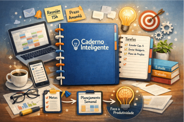 Caderno Inteligente O Segredo para Organizar Estudos e Trabalho sem Estresse